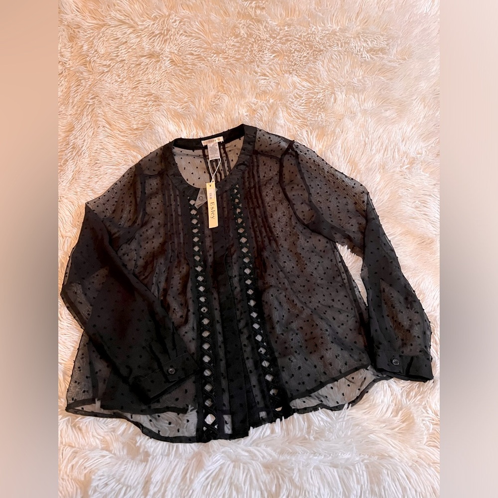 Esley Ladies Top Size Small